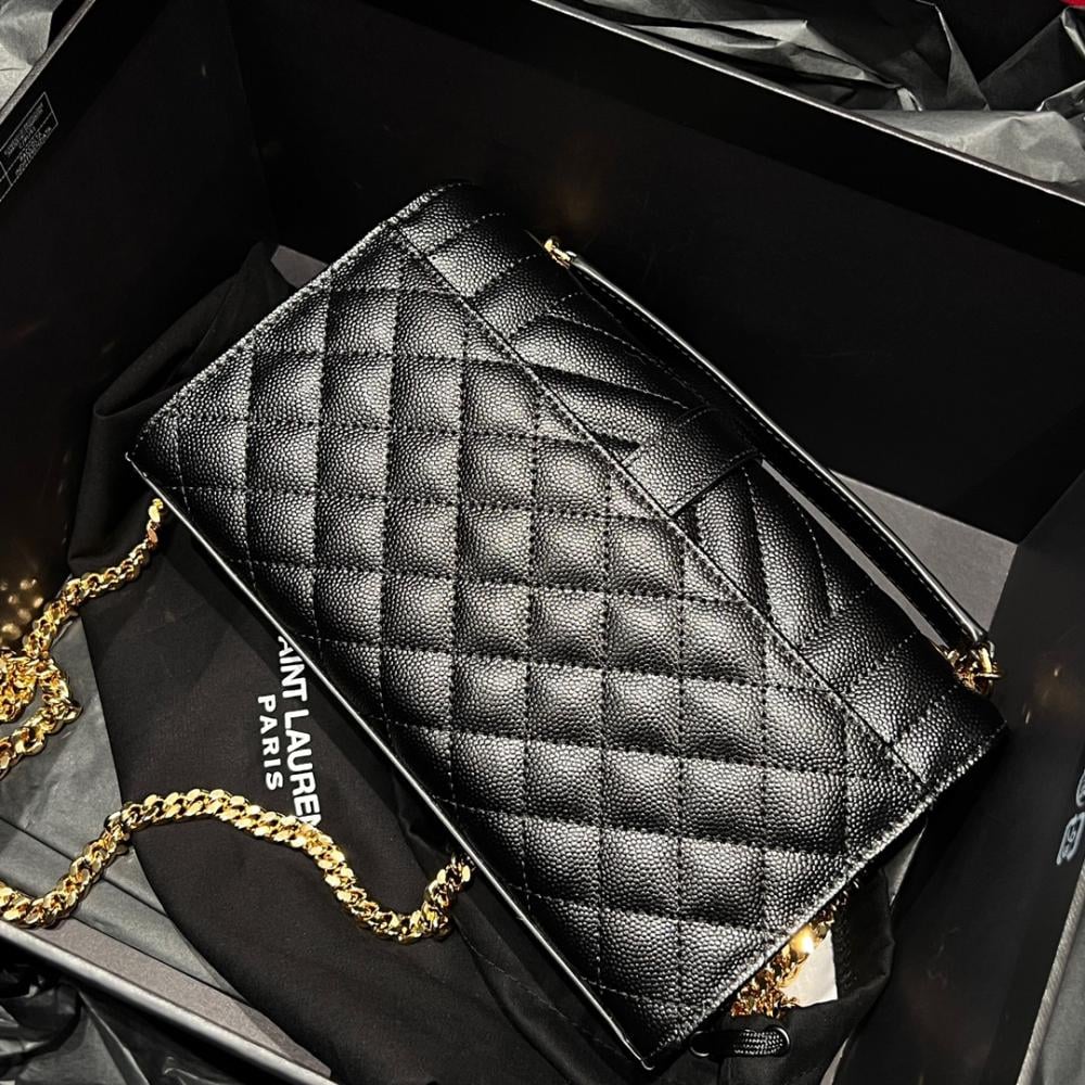 Saint Laurent Logolu Deri Small Omuz Çantası