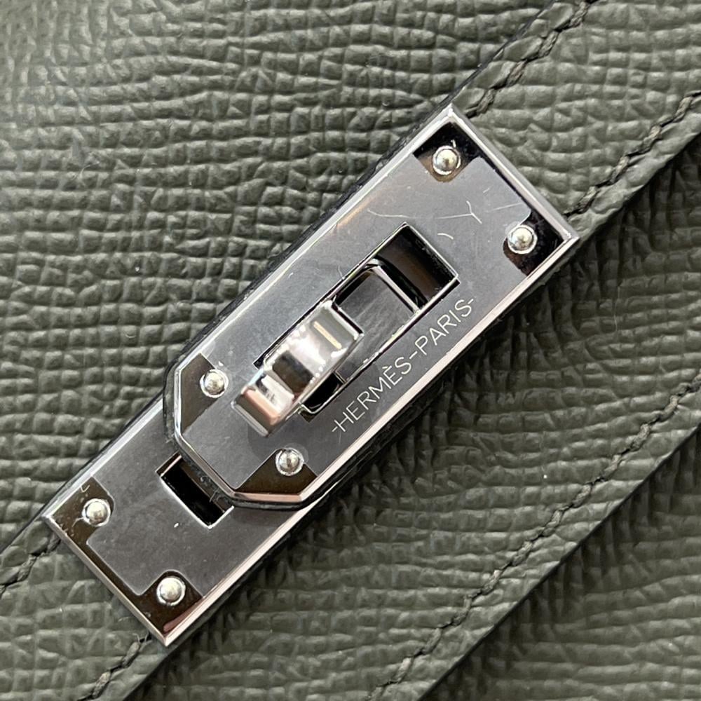 Hermès Kelly To Go Epsom 19cm Vert de Gris 