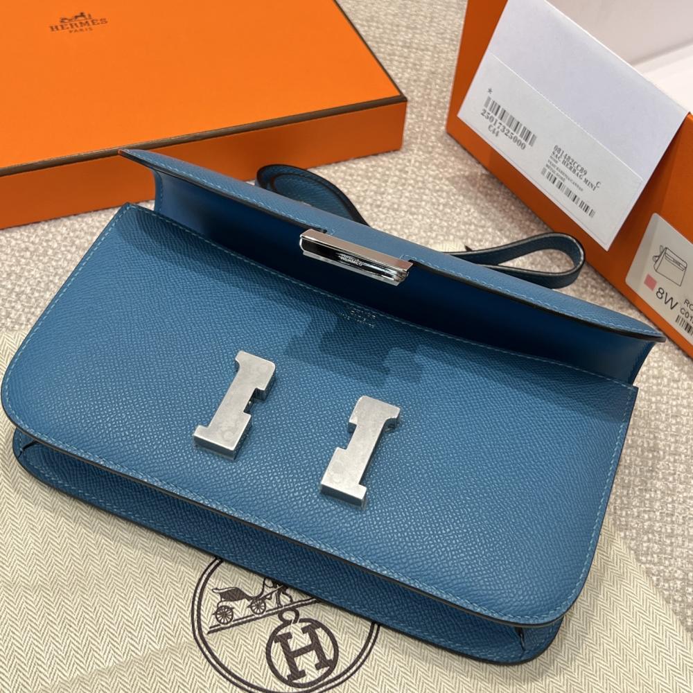 Hermès Constance Elan Epsom Blue Izmir