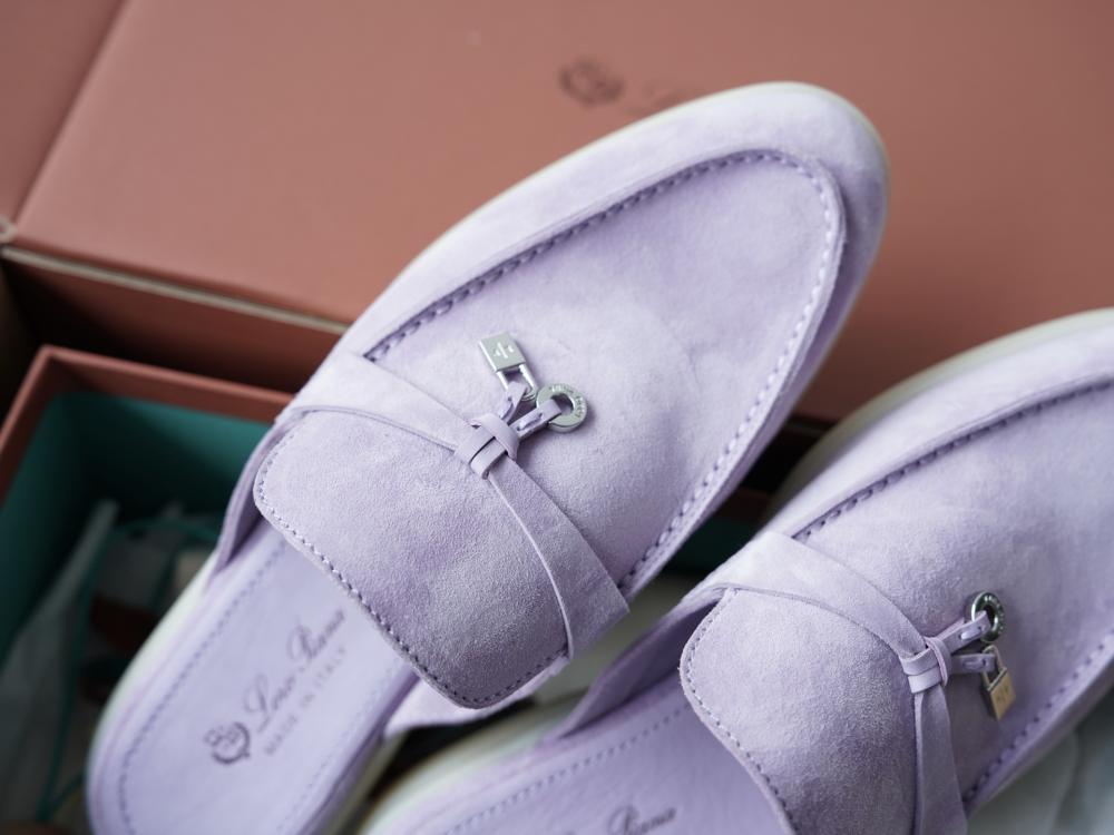 Loro Piana Charms Walk Babouche Loafer