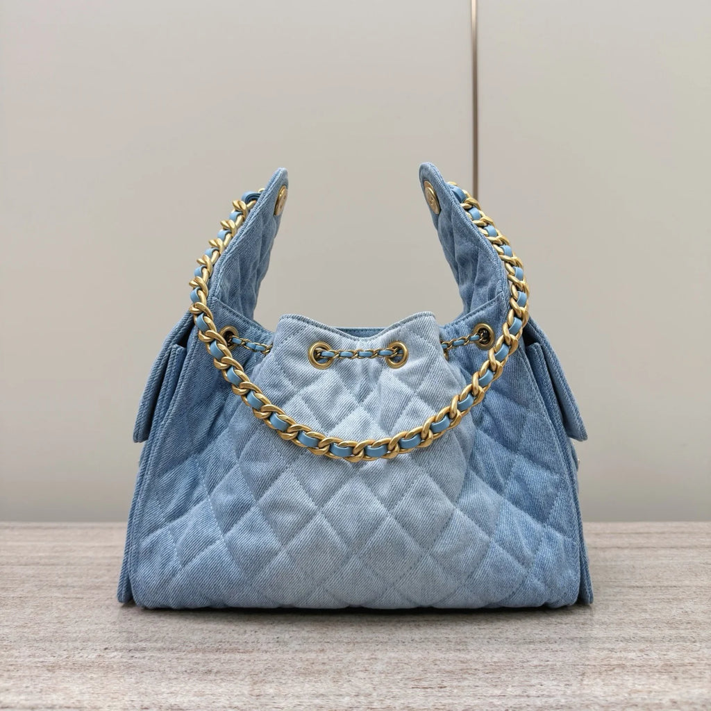 Chanel 25C Orta Boy Hobo Seyahat Çantası - Glimmer of Luxury