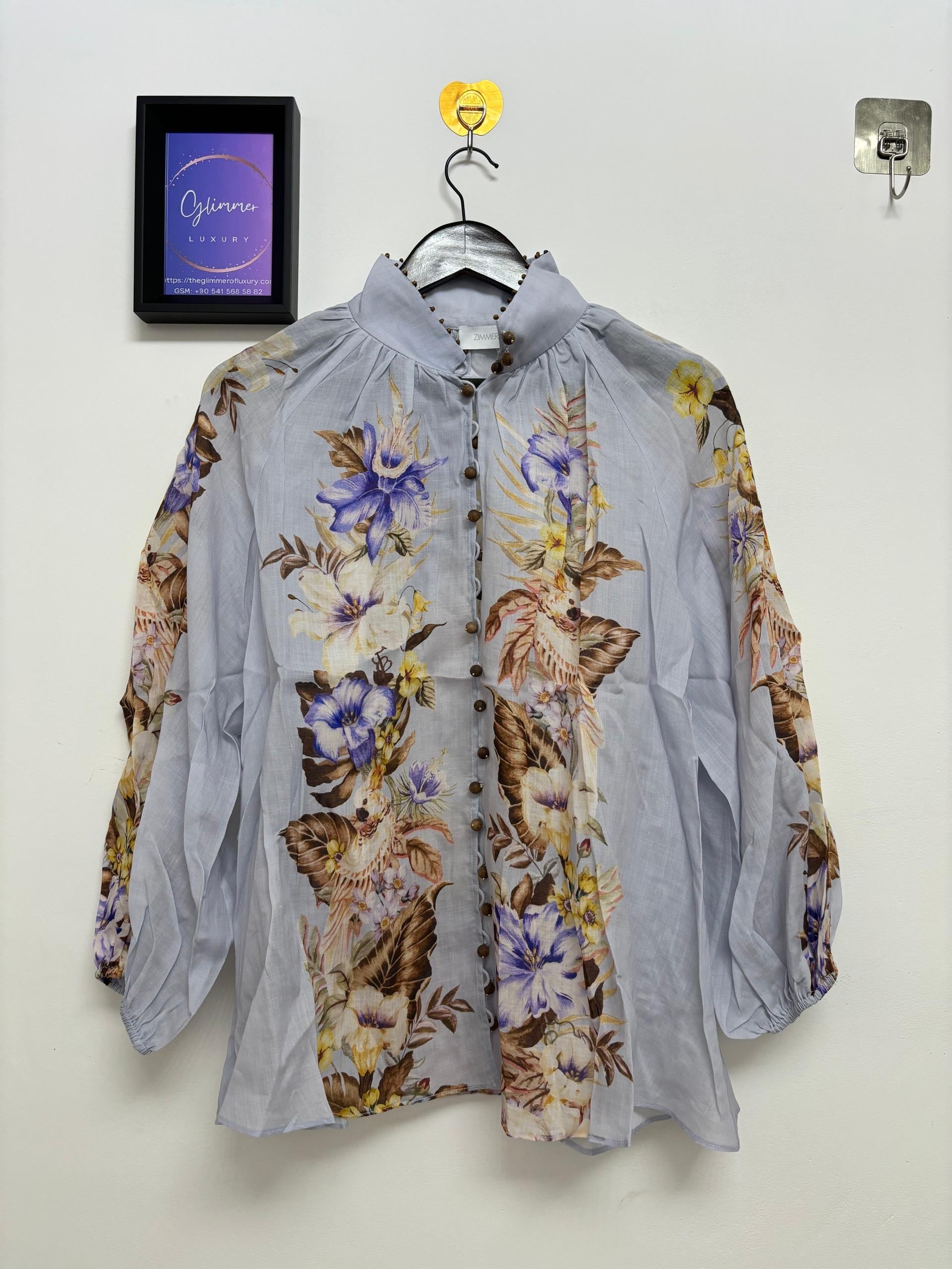 ZIMMERMAN Lantern Sleeve Shirt