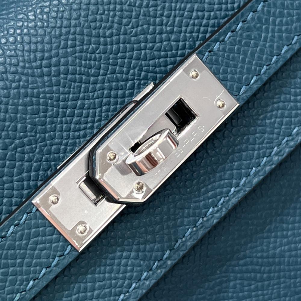 Hermès Kelly To Go Epsom 19cm Bosphorus Green 