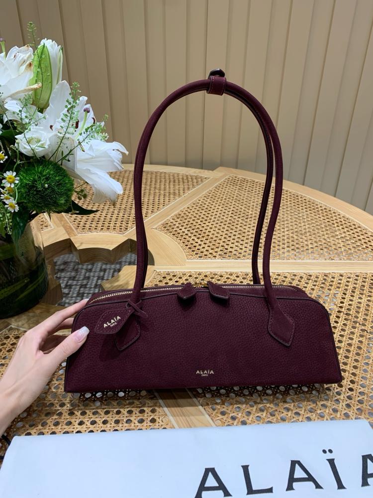 ALAÏA – Le Teckel Suede Shoulder Bags