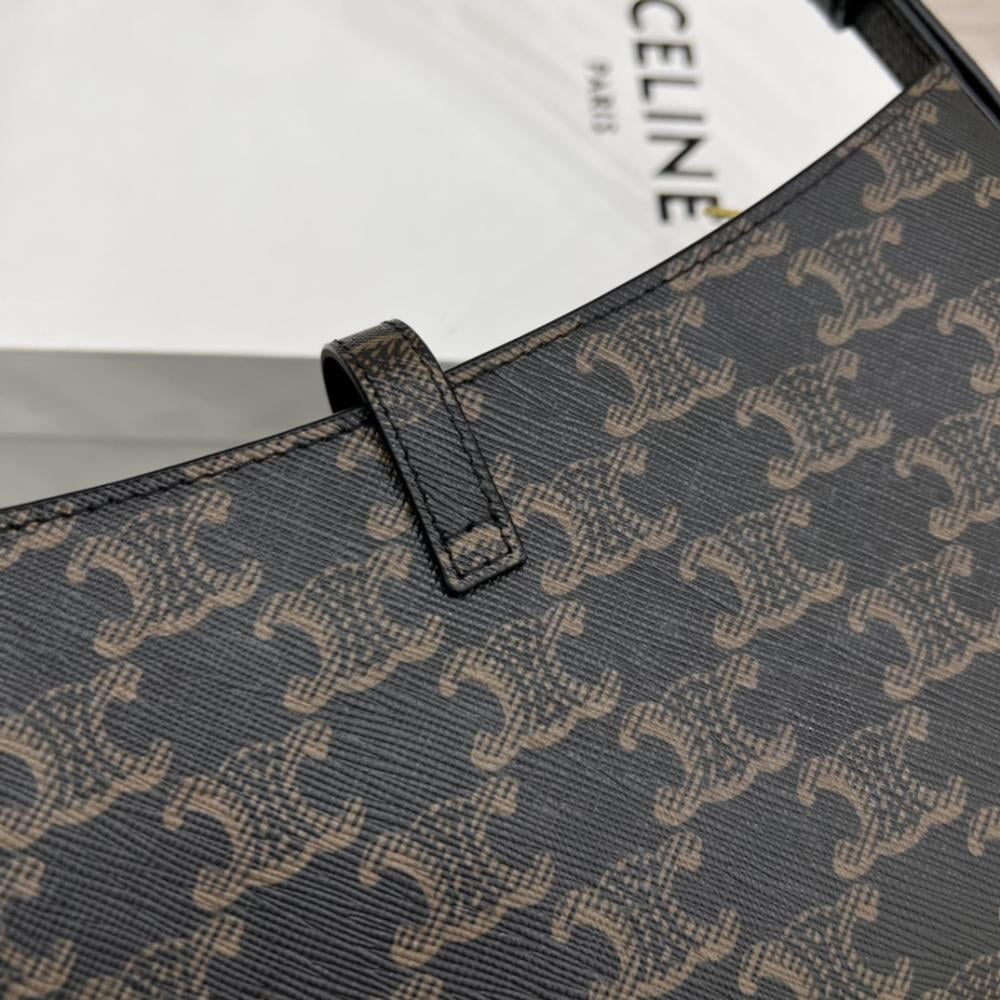 Celine Tina Canvas Shoulder Bag 