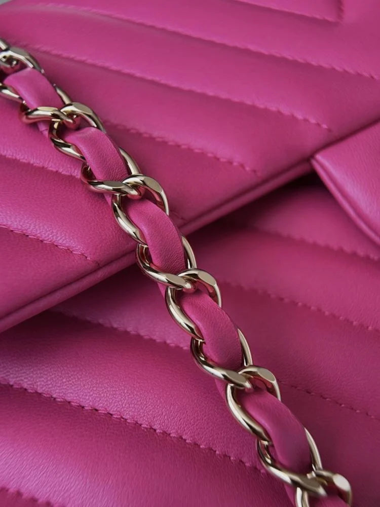 Chanel Flap Medium Size Bag Caviar Leather Authentic Quality 2024 Gray