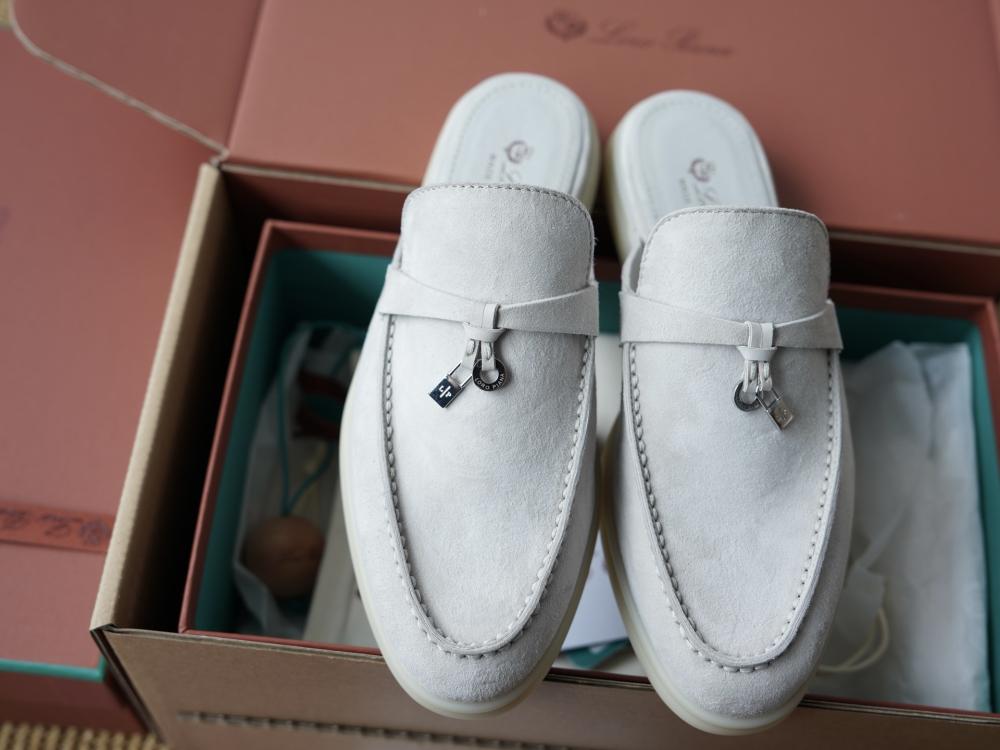 Loro Piana Charms Walk Babouche Loafer