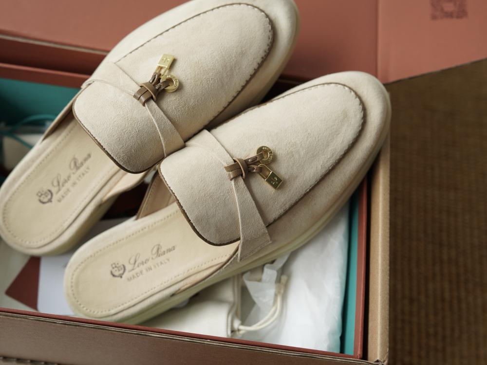 Loro Piana Charms Walk Babouche Loafer