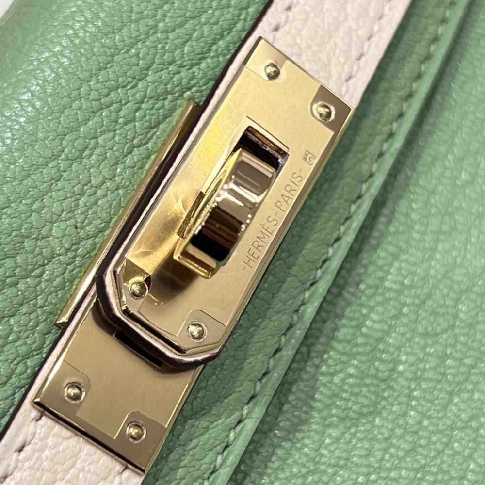 HERMES KELLY 20 MINI SELLIER ANEMONE EPSOM GOLD HARDWARE