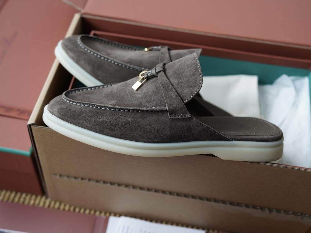 Loro Piana Charms Walk Babouche Loafer