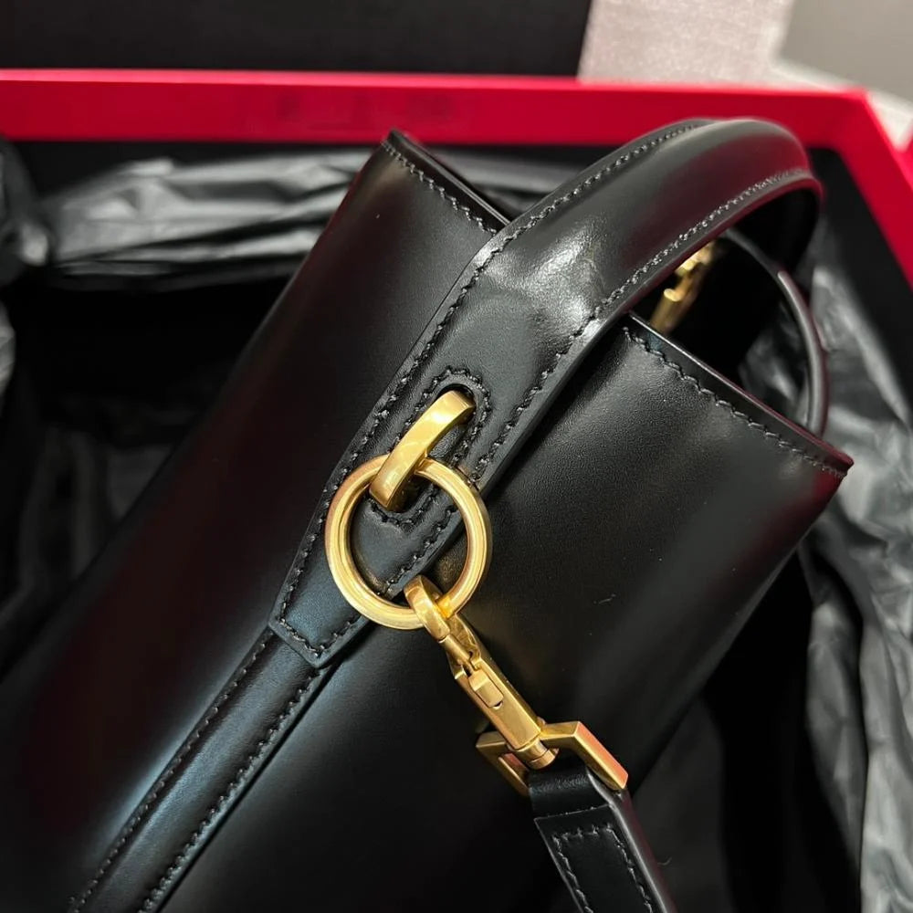 Saint Laurent LE 37 Parlak Mini Deri Çanta