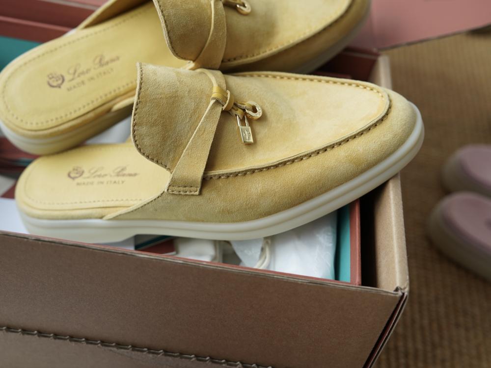 Loro Piana Charms Walk Babouche Loafer