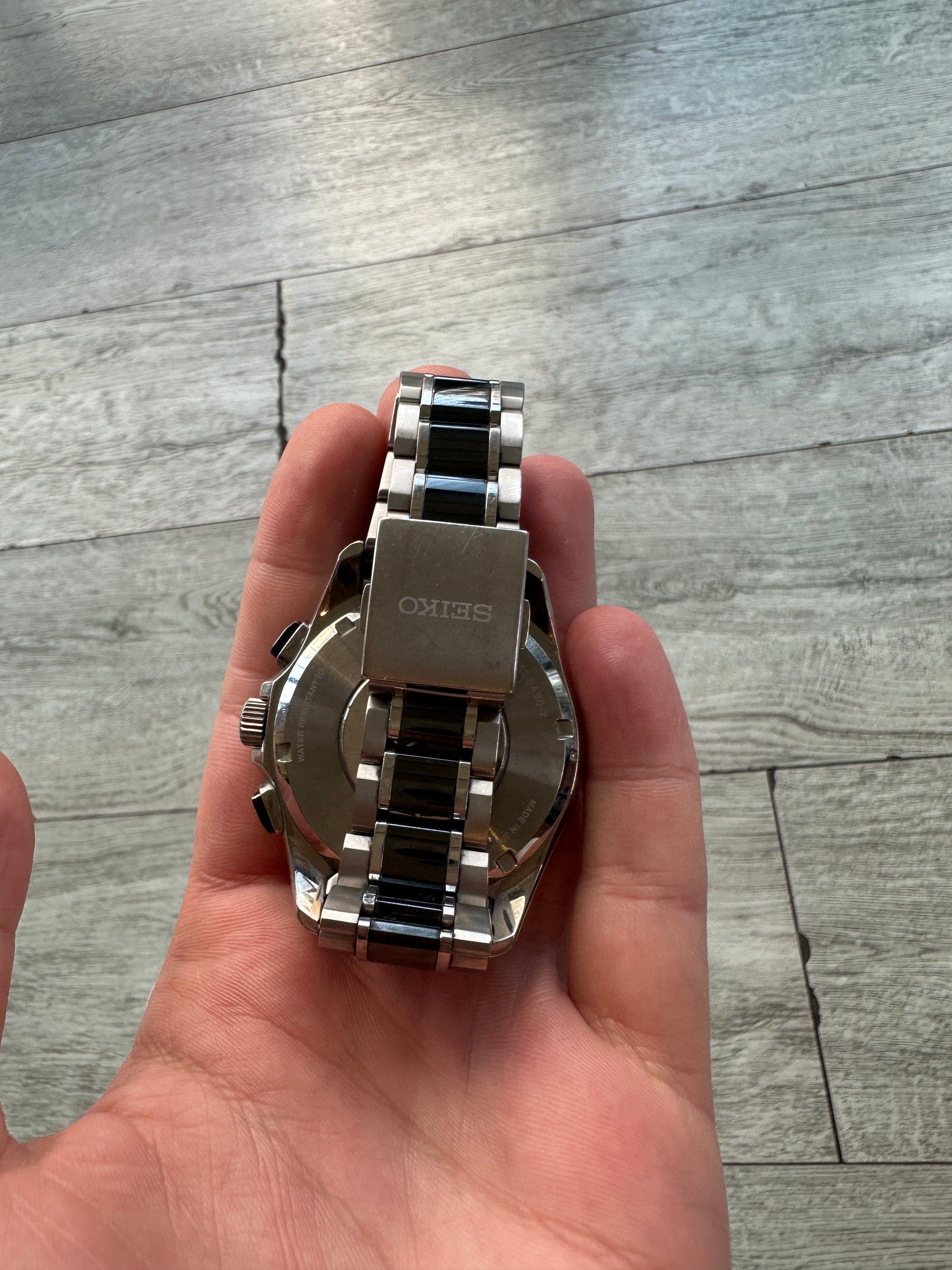 Seiko GPS Astron Solar Titanium Wristwatch