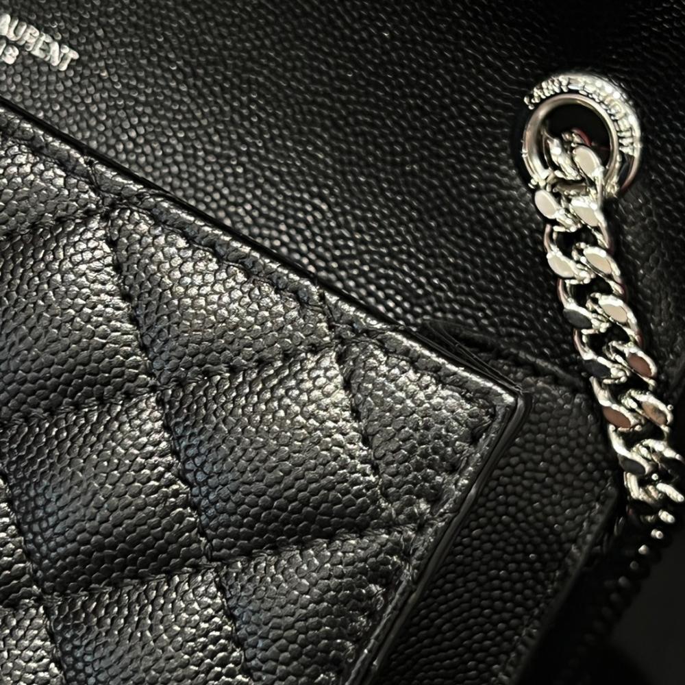 Saint Laurent Logolu Deri Small Omuz Çantası