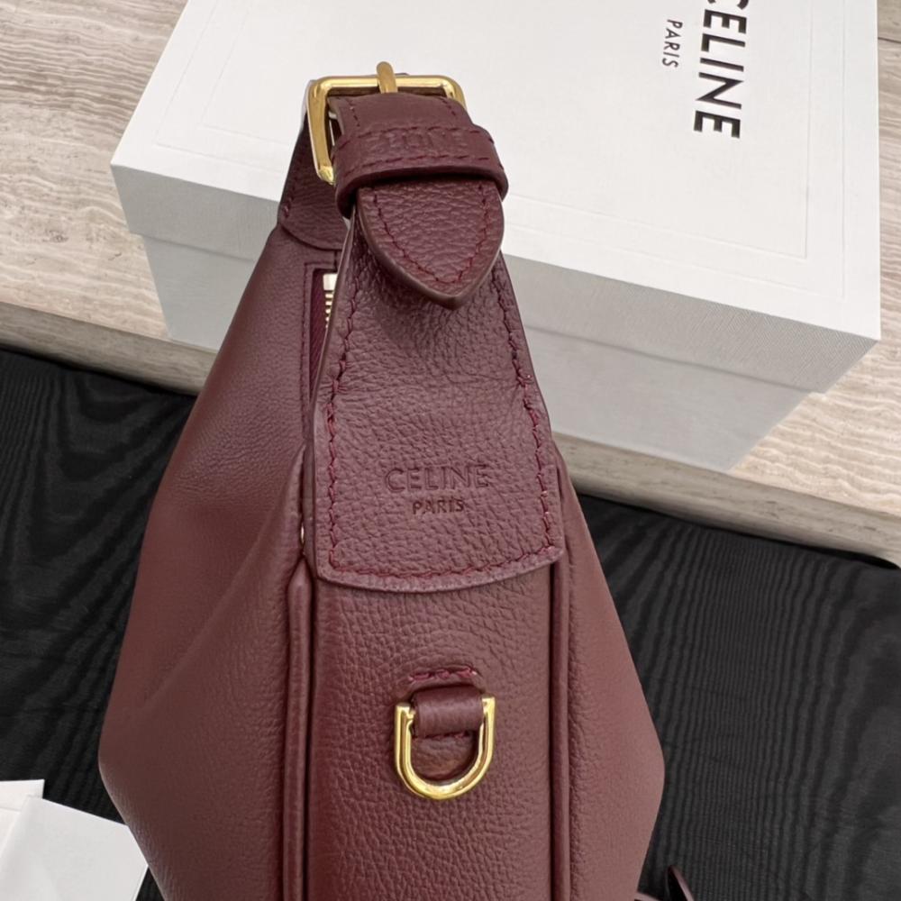 لولو من يونغ سيلين، جلد عجل محكم - بورغندي داكن