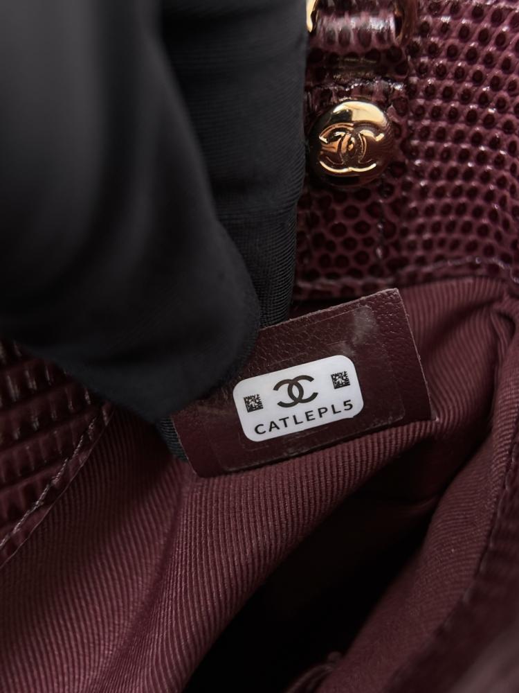 Chanel Nano 31 Kertenkele Kabartmalı Alışveriş Çantası