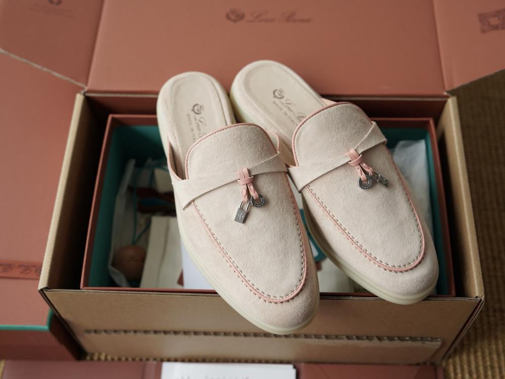 Loro Piana Charms Walk Babouche Loafer