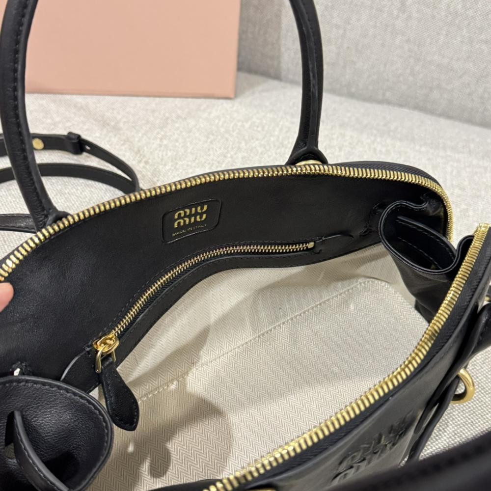 Miu Miu Aventure Top Handle Nappa Leather Bag