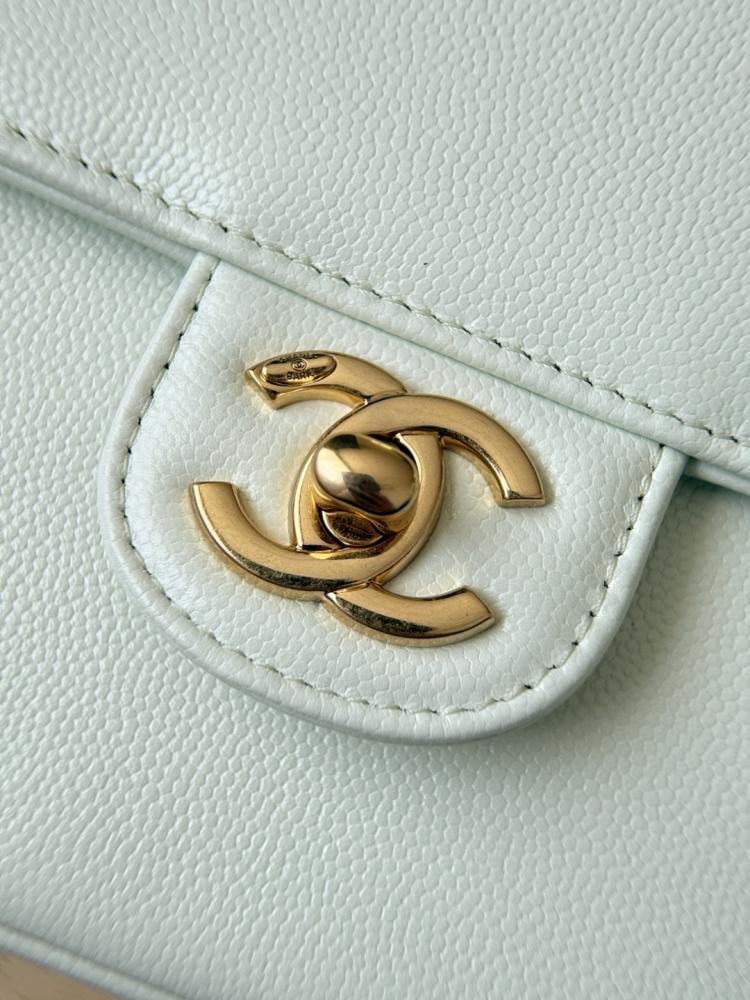 Chanel 26P Mini Shoulder Bag – Light Yellow Glossy Grained Calfskin