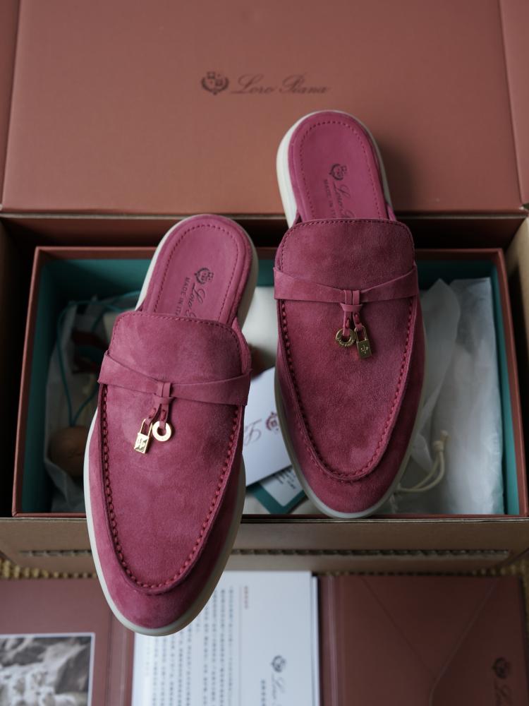 Loro Piana Charms Walk Babouche Loafer