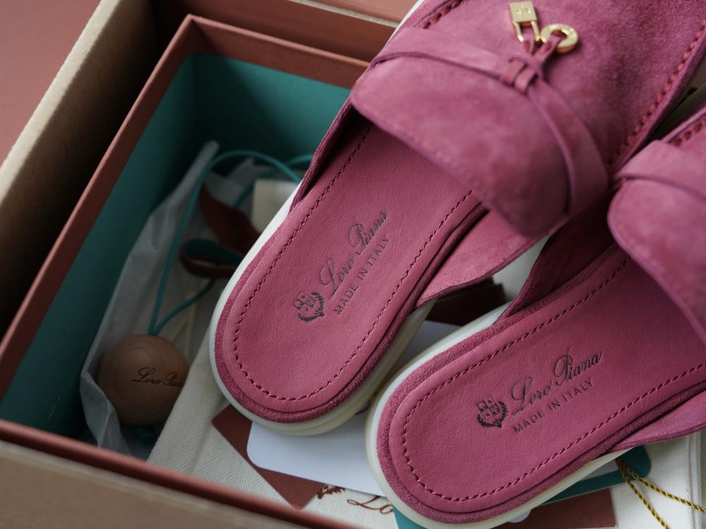 Loro Piana Charms Walk Babouche Loafer