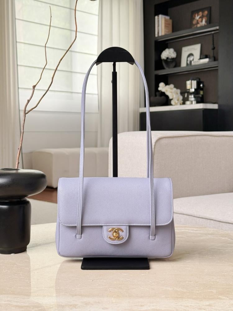 Chanel 26P Mini Shoulder Bag – Light Yellow Glossy Grained Calfskin