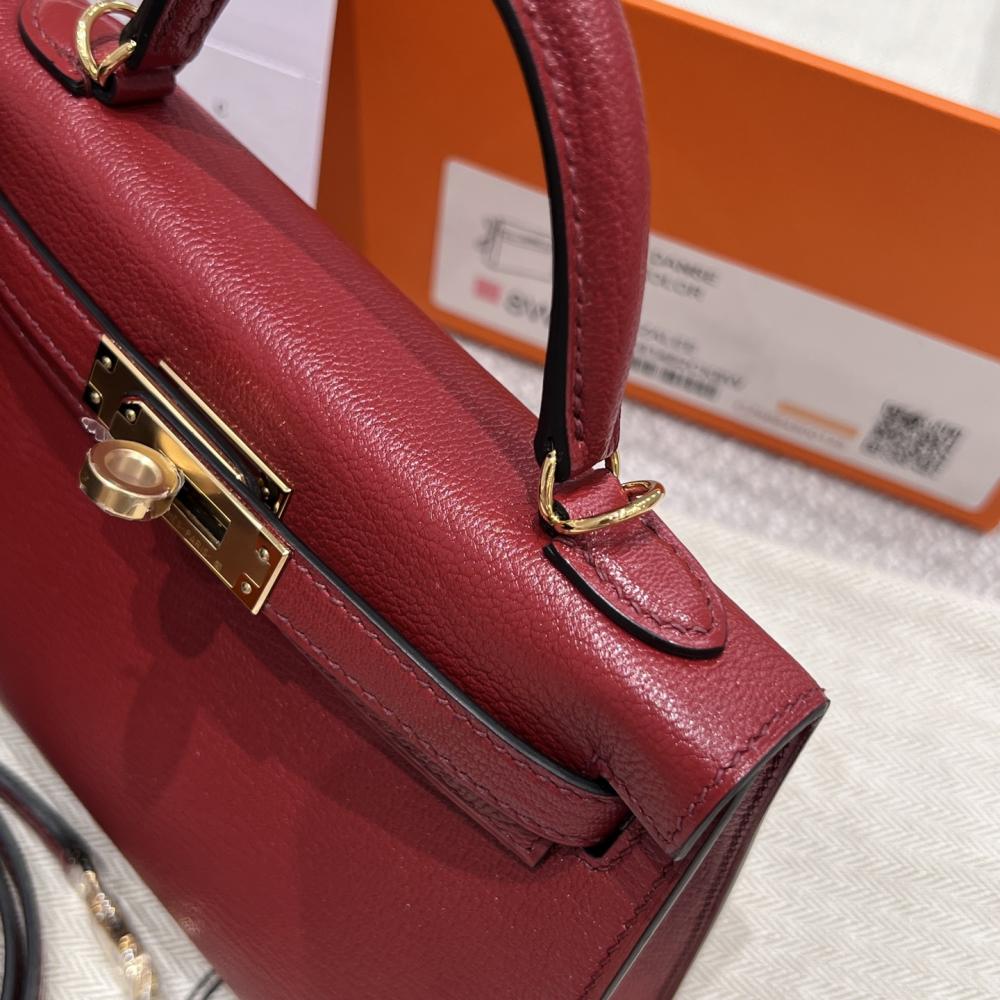 HERMES KELLY 20 MINI SELLIER ANEMONE EPSOM GOLD HARDWARE