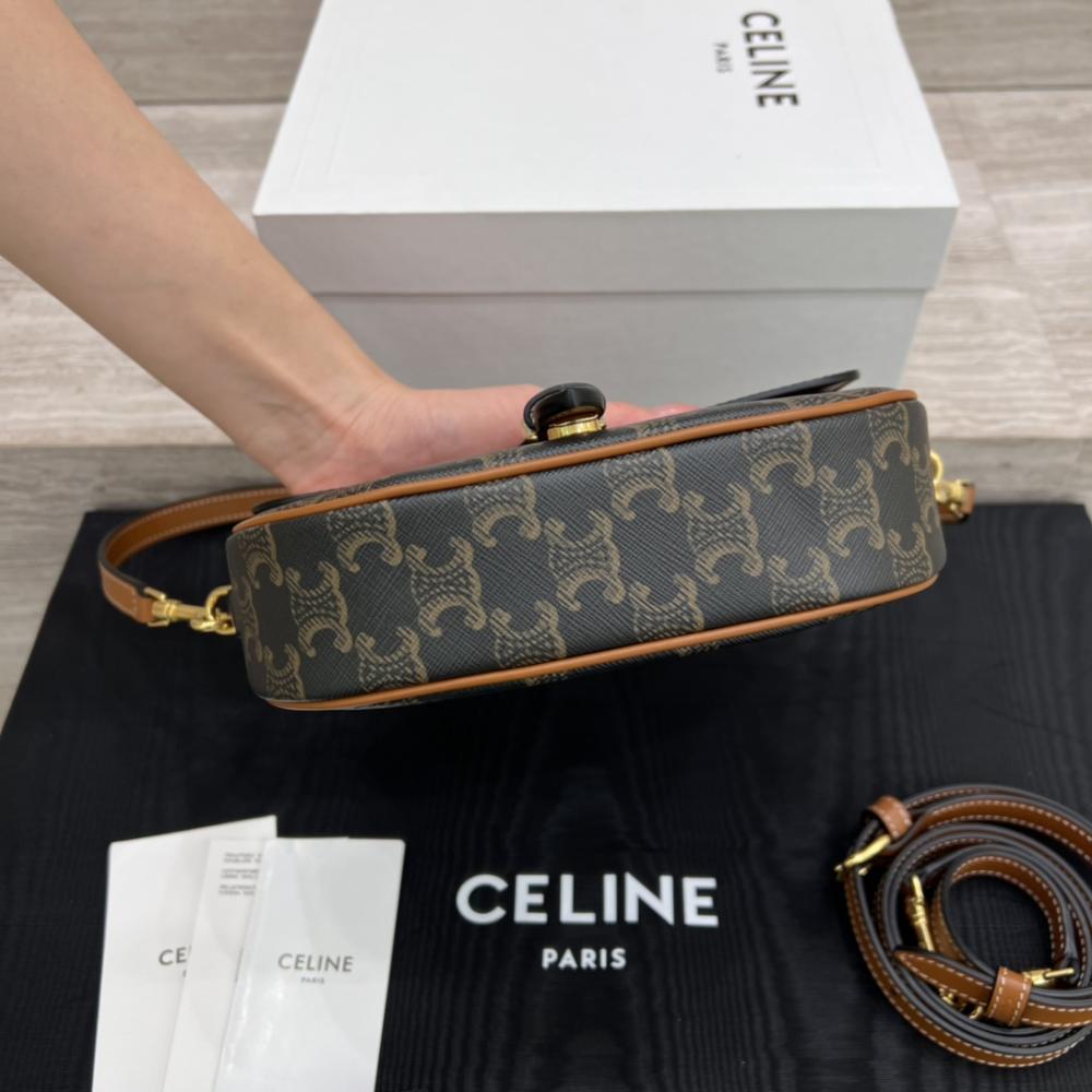 CELINE Folco Shoulder Bag Triomphe