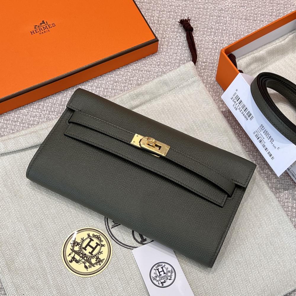 Hermès Kelly To Go Epsom 19cm Vert de Gris 