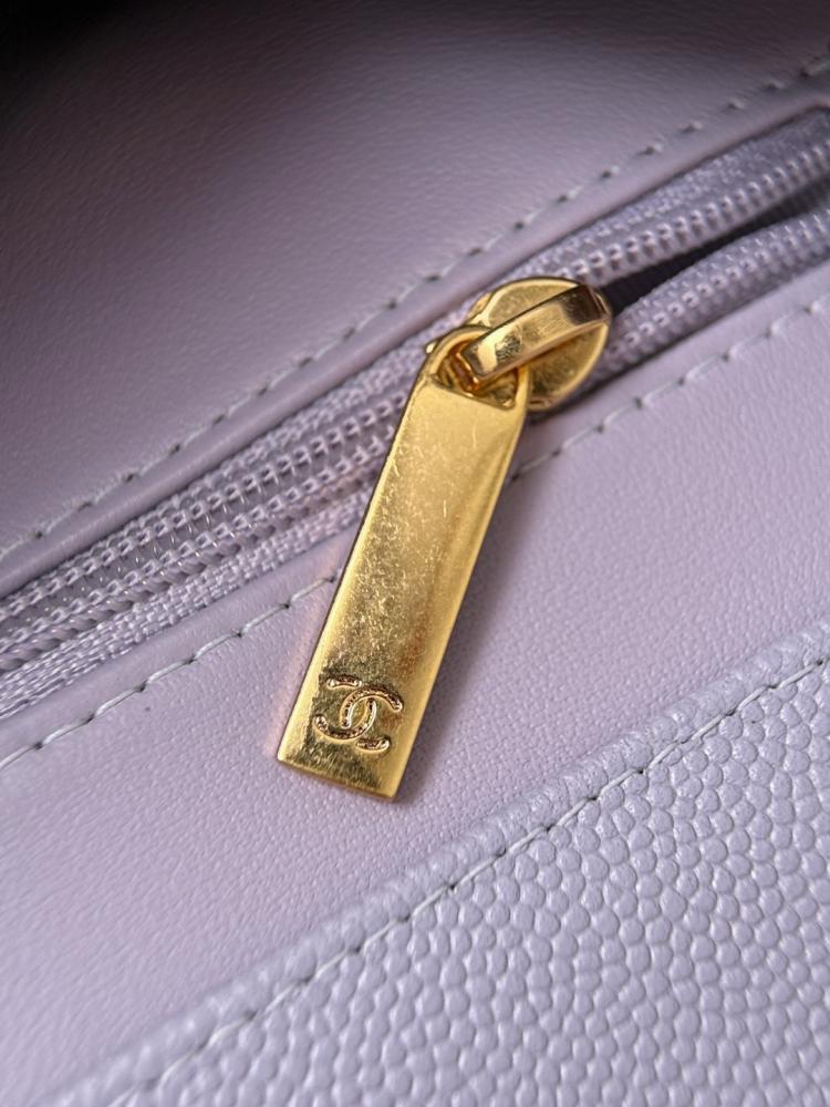 Chanel 26P Mini Shoulder Bag – Light Yellow Glossy Grained Calfskin
