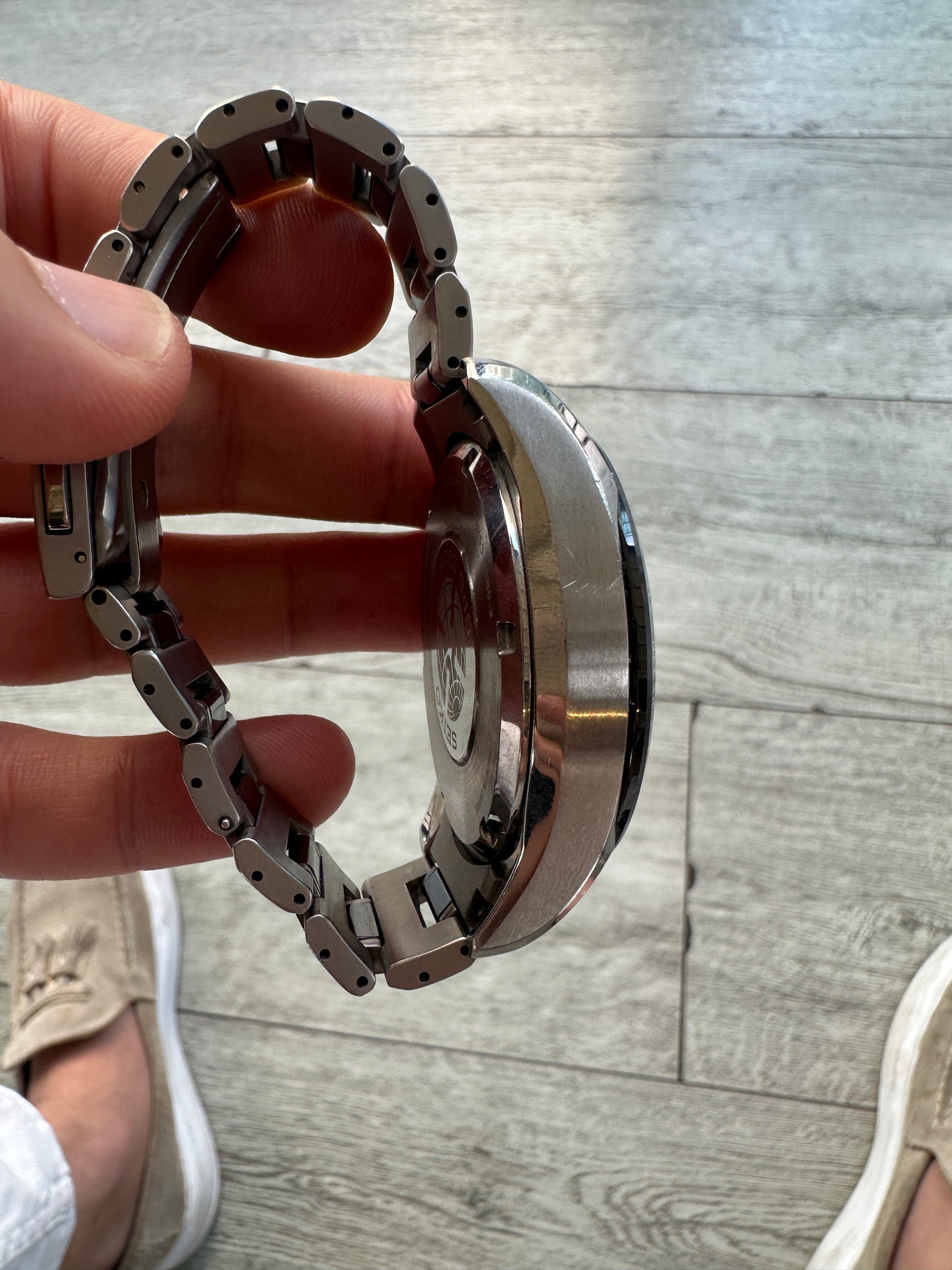 Seiko GPS Astron Solar Titanium Wristwatch