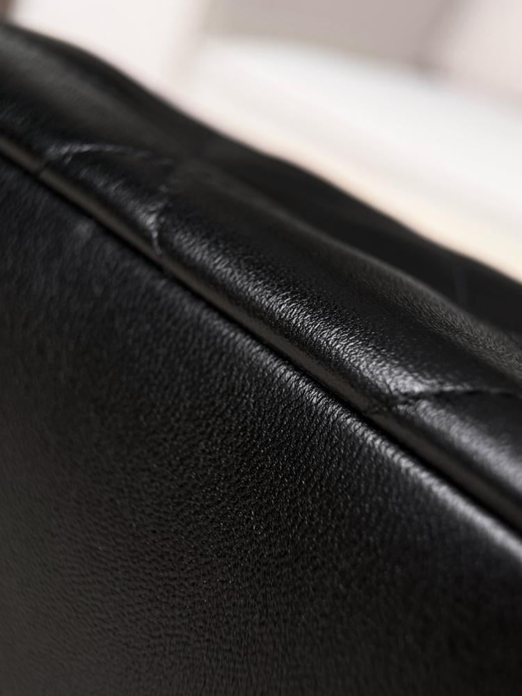 Chanel S26 Shiny Lambskin Maxi Hobo Bag