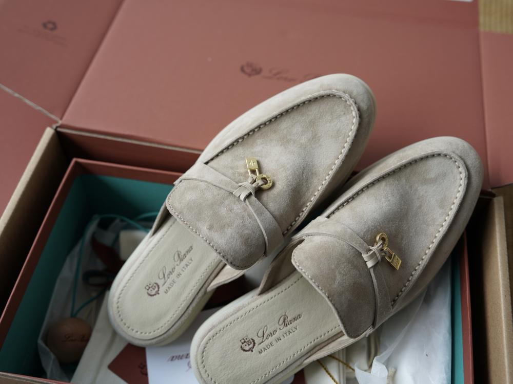 Loro Piana Charms Walk Babouche Loafer