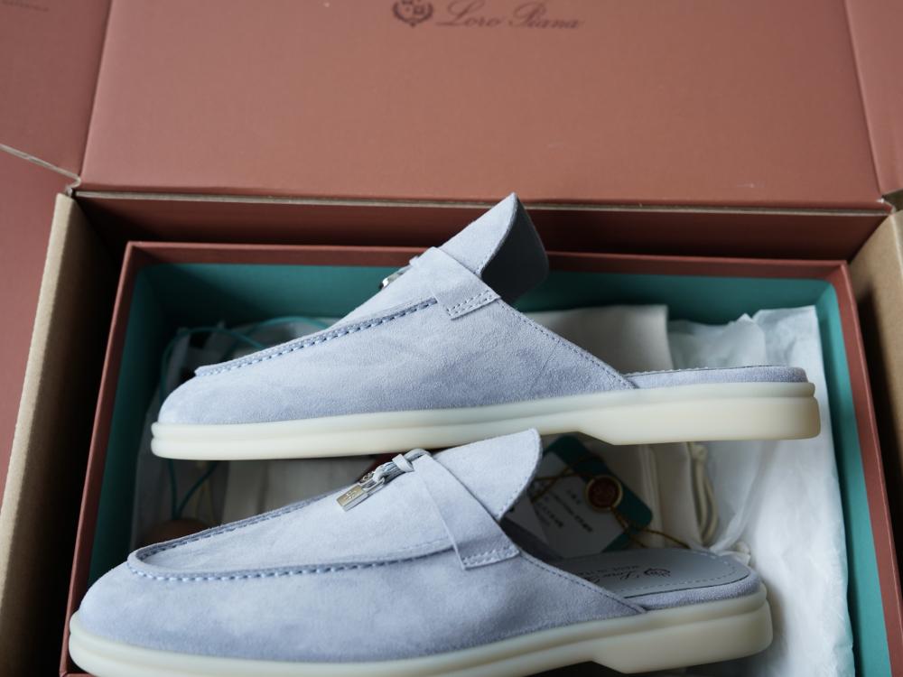 Loro Piana Charms Walk Babouche Loafer