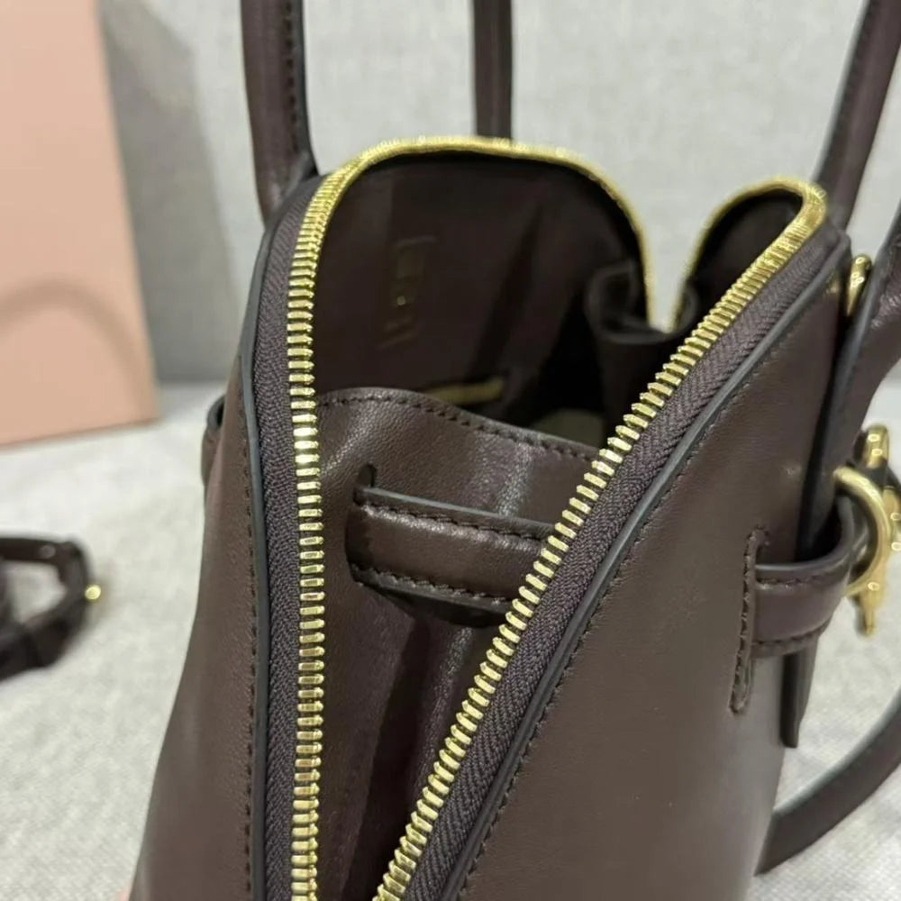 Miu Miu Aventure Top Handle Nappa Leather Bag 