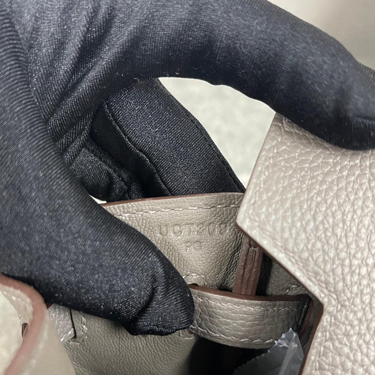 Hermès Birkin 25 Togo Deri Asfalt Gri Gül Altın Donanımlı (RGHW) - Glimmer of Luxury