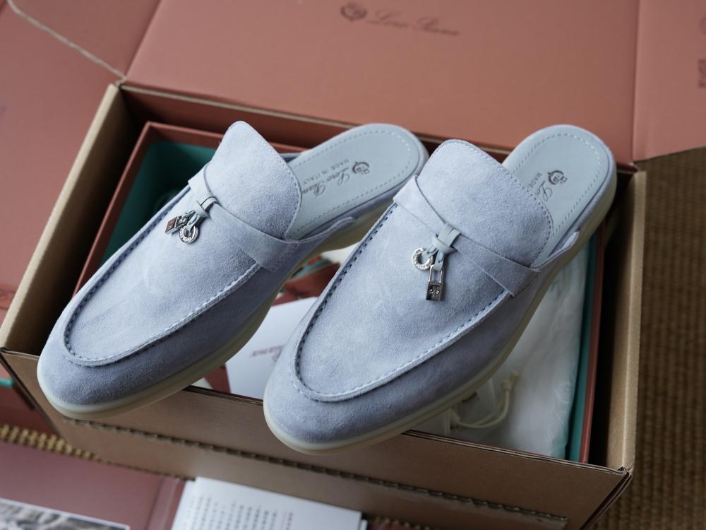 Loro Piana Charms Walk Babouche Loafer