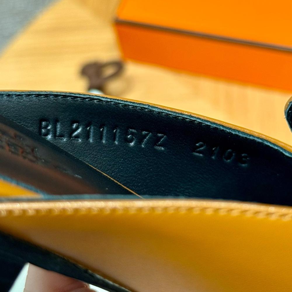 Hermès Oran Sandals Gray Argent