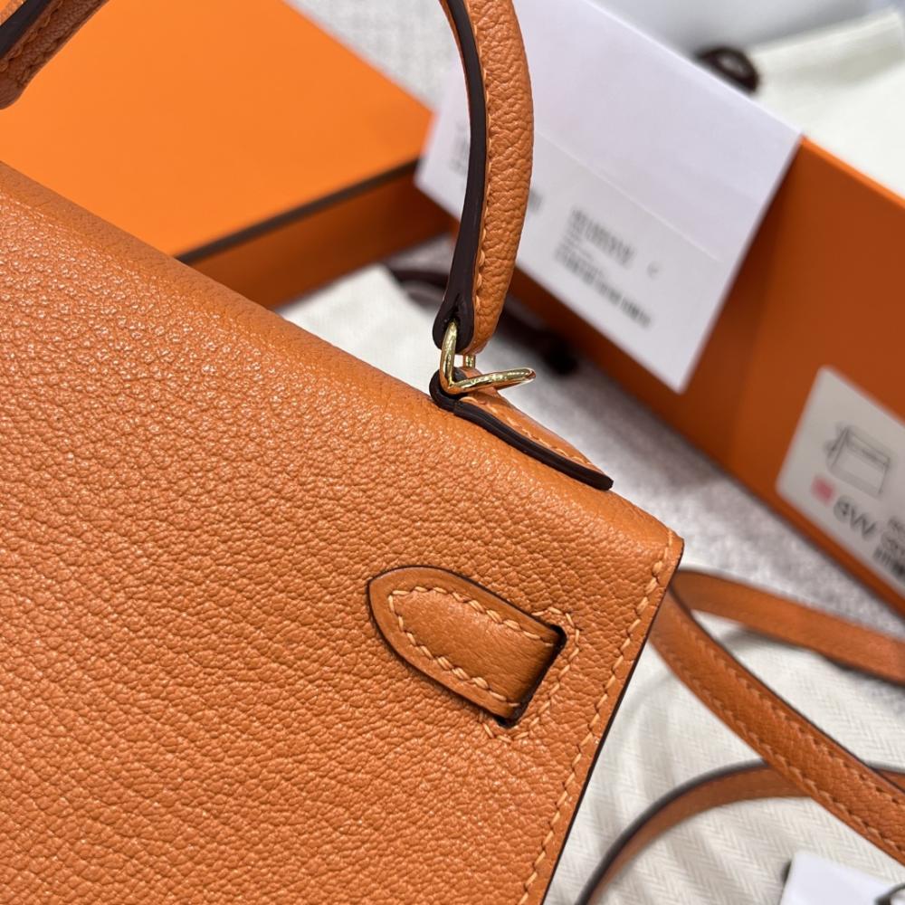 HERMES KELLY 20 MINI SELLIER ANEMONE EPSOM GOLD HARDWARE