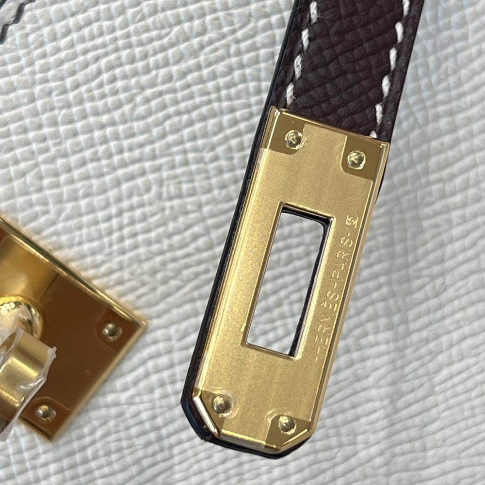HERMES KELLY 20 MINI SELLIER ANEMONE EPSOM GOLD HARDWARE