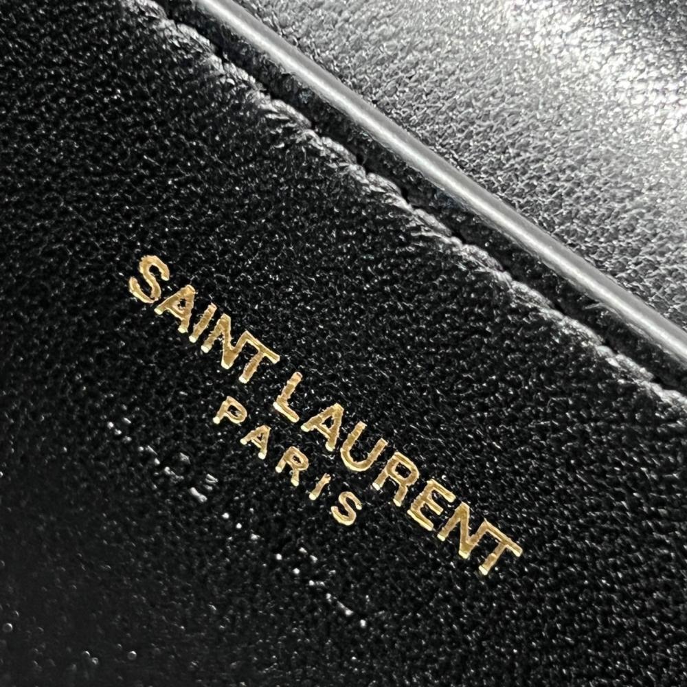 Saint Laurent Gaby Kuzu Derisinden Makyaj Çantası