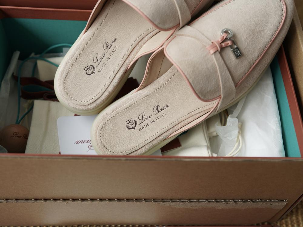 Loro Piana Charms Walk Babouche Loafer