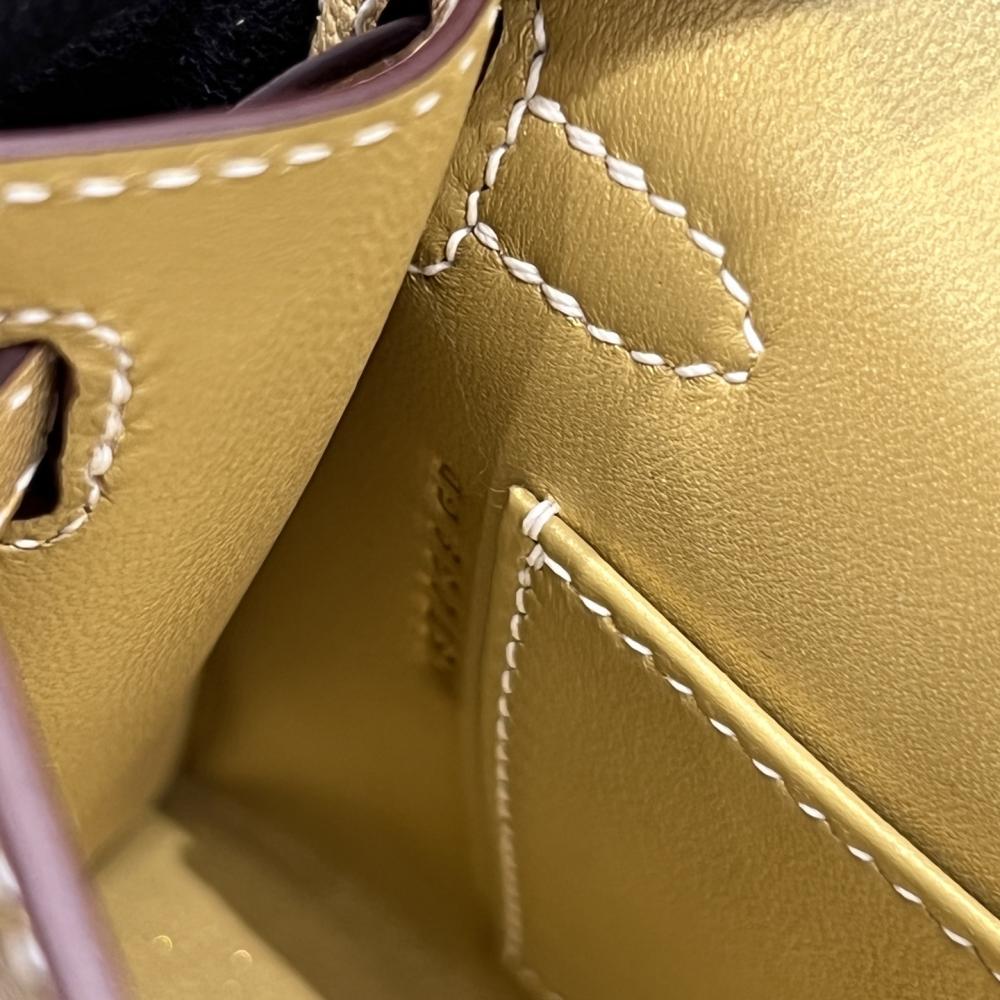 HERMES KELLY 20 MINI SELLIER ANEMONE EPSOM GOLD HARDWARE