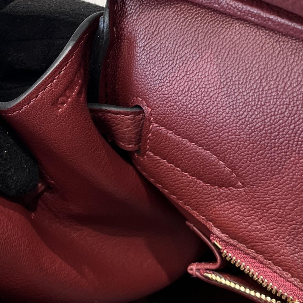 Hermès Birkin 30 Bordo Togo