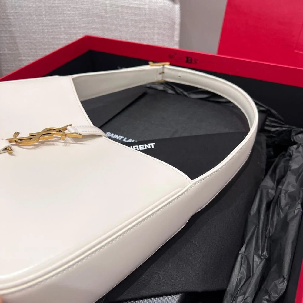 YSL Le 5 A Smooth Leather Hobo Bag