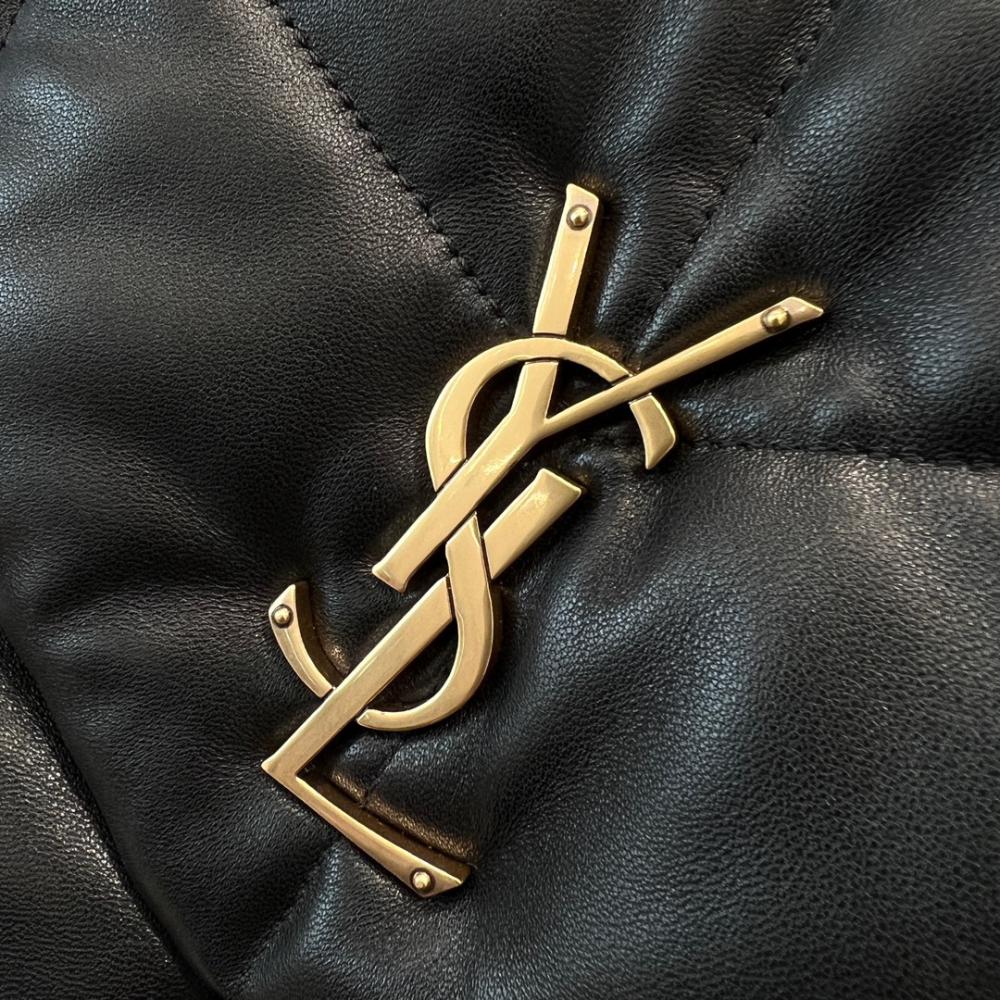 Saint Laurent Puffer Orta Nappa Deri Çanta - Glimmer of Luxury