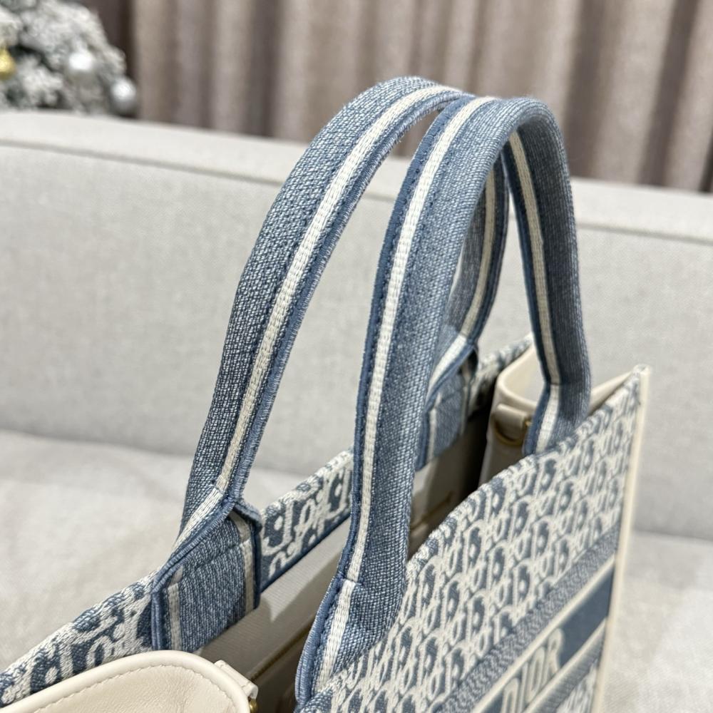 Christian Dior Blue Book Tote Medium