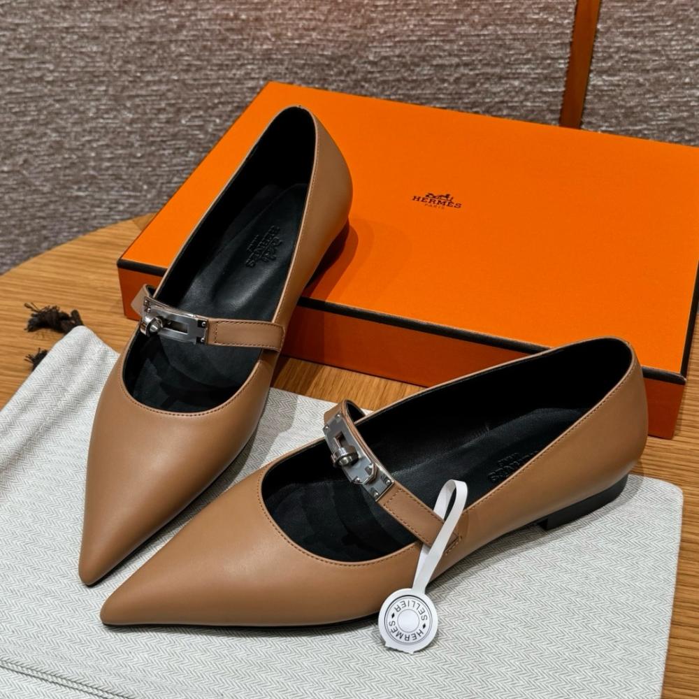 Hermes Kelly Bale Ayakkabısı