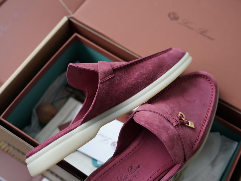 Loro Piana Charms Walk Babouche Loafer