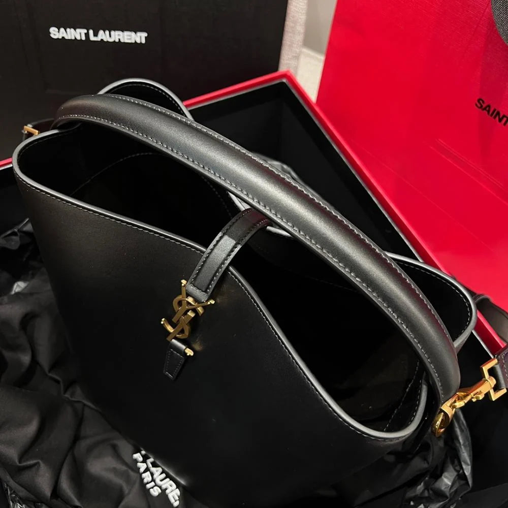Saint Laurent LE 37 Parlak Deri Çanta